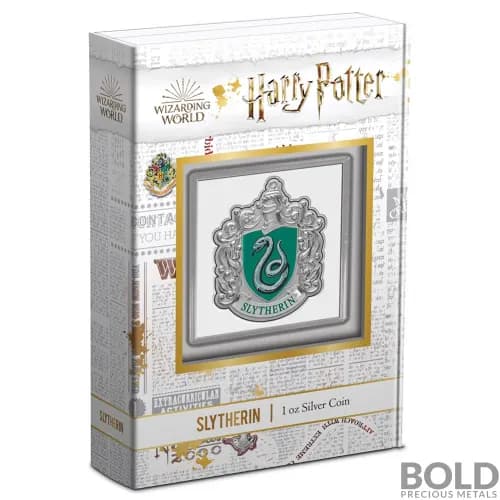 2021 Niue Harry Potter Slytherin Crest 1 oz Silver Proof