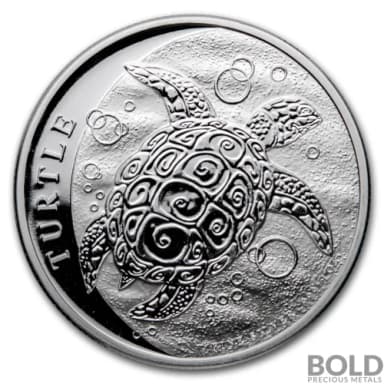 2021 Niue Hawksbill Turtle 1 oz Silver BU