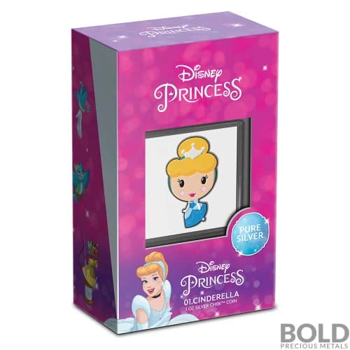 2021 Niue Chibi Collection Cinderella 1 oz Silver Proof