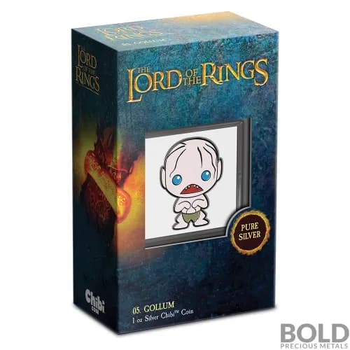 2021 Niue Chibi Collection LOTR Gollum 1 oz Silver Proof