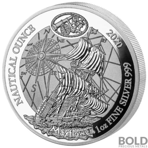 2020 Rwanda Nautical Ounce Mayflower 1 oz Silver Proof