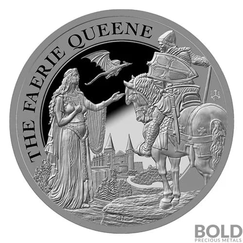 2022 St Helena: Faerie Queene 1 oz Silver Proof
