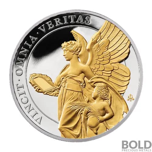2021 St Helena Queens Virtues: Truth 1 oz Silver Proof