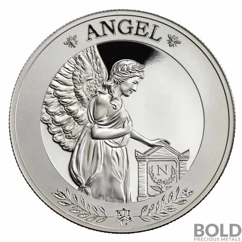 2021 St Helena Napoleon Angel 1 oz Silver Proof