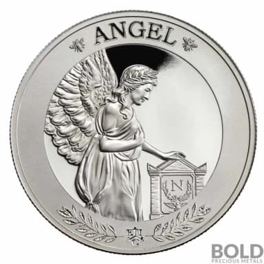 2021 St Helena Napoleon Angel 1 oz Silver Proof