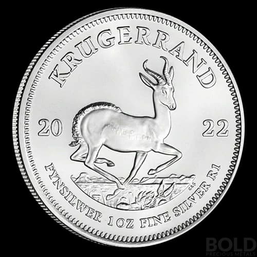 2022 South Africa Krugerrand 1 oz Silver BU