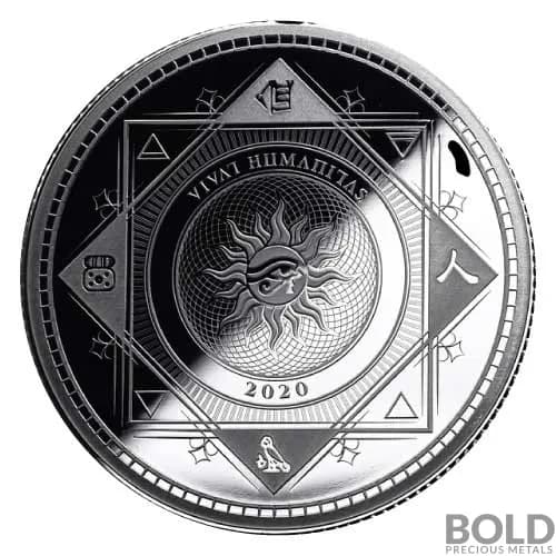 2020 1 oz Tokelau Vivat Humanitas Silver Coin (Prooflike)