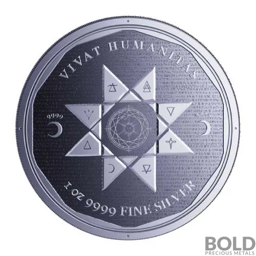2022 Silver Tokelau Vivat Humanitas 1 oz BU