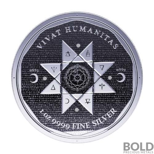 2022 Silver Tokelau Vivat Humanitas 1 oz Proof