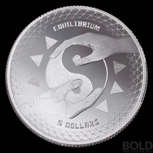 2020 Silver Tokelau Equilibrium: Dualism 1 oz BU