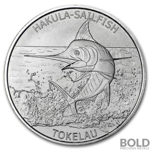 2016 Silver Tokelau Sailfish - 1 oz