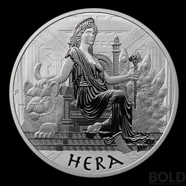2022 Tuvalu Gods of Olympus: Hera 1 oz Silver BU