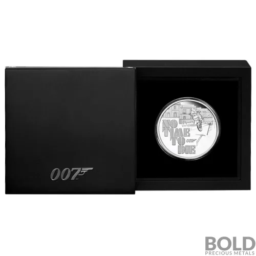 2020 Tuvalu James Bond No Time To Die 1 oz Silver Proof