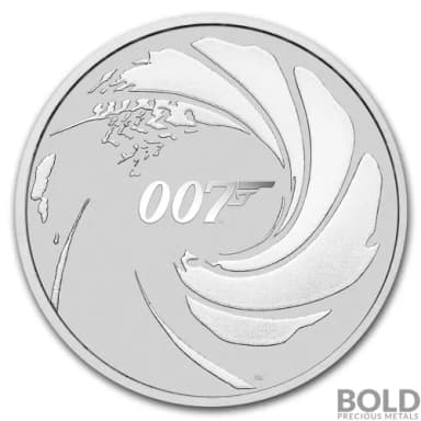 2020 Tuvalu James Bond 007 1 oz Silver BU