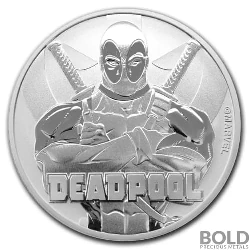 2018 Silver 1 oz Tuvalu Deadpool