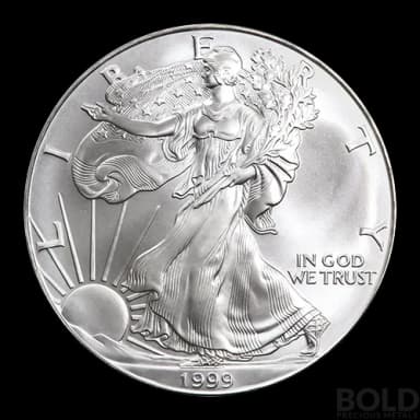 1999 Silver 1 oz American Eagle BU