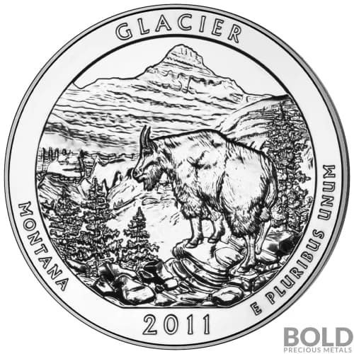 2011 Silver 5 oz ATB Glacier, Montana