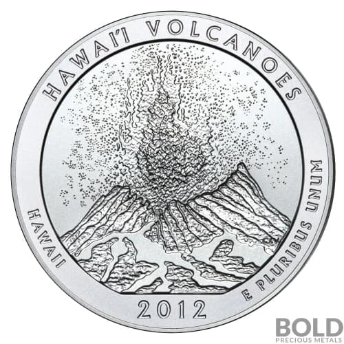 2012 Silver 5 oz ATB Hawaii Volcanoes, Hawaii