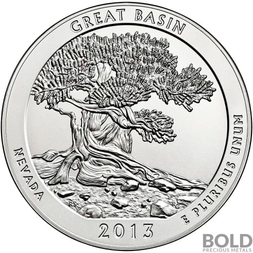 2013 Silver 5 oz ATB Great Basin, Nevada