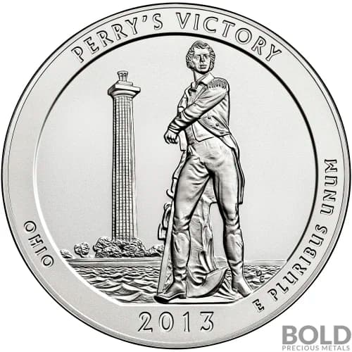 2013 Silver 5 oz ATB Perry's Victory, Ohio
