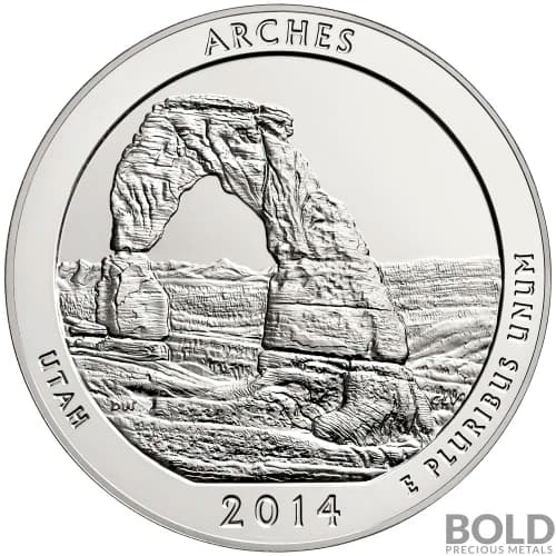 2014 Silver 5 oz ATB Arches, Utah