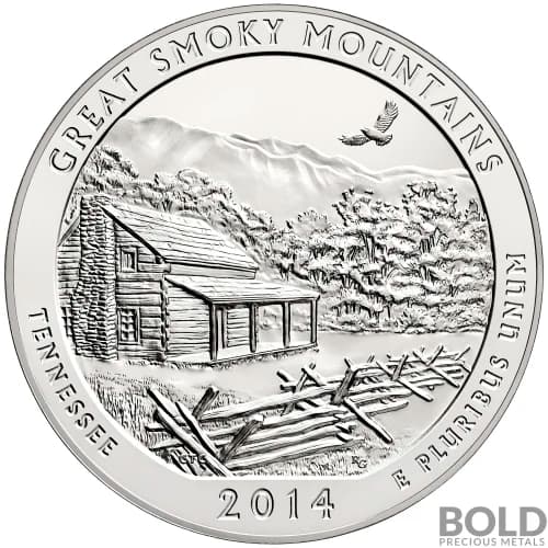 2014 Silver 5 oz ATB Great Smoky Mtns, Tennessee