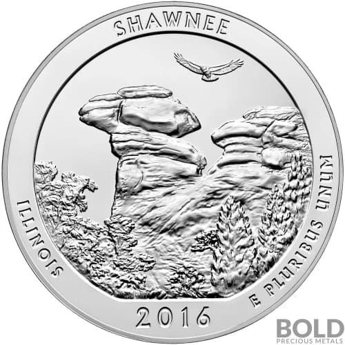 2016 Silver 5 oz ATB Shawnee, Illinois