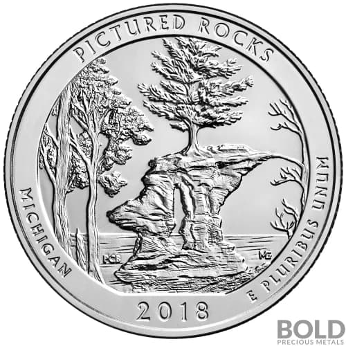 2018 Silver 5 oz ATB Pictured Rocks, Michigan