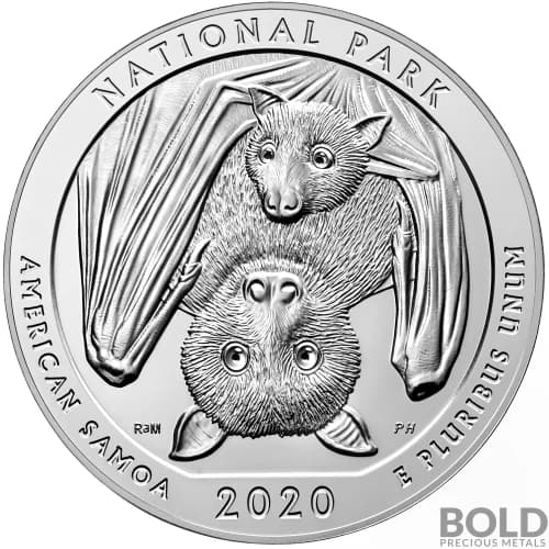 2020 Silver 5 oz ATB American Samoa National Park
