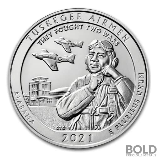 2021 Silver 5 oz ATB Tuskegee Airmen, Alabama