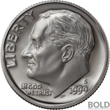 1999-S Silver Proof Roosevelt Dime