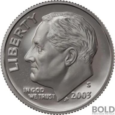 2003-S Silver Proof Roosevelt Dime