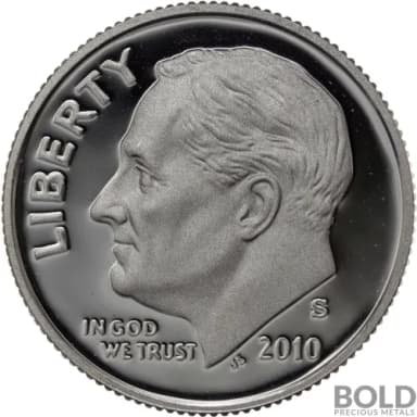 2010-S Silver Proof Roosevelt Dime