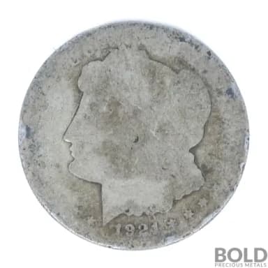 Silver Morgan Dollar 1921 - AG/G