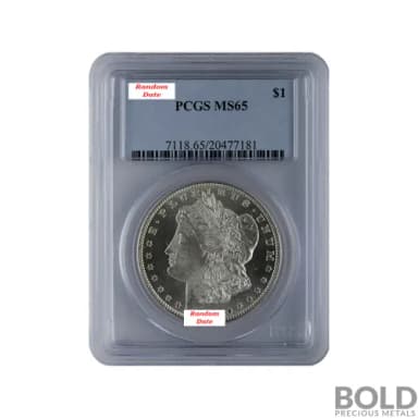 Silver Morgan Dollar Pre-1921 - PCGS MS65