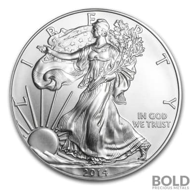 2014 Silver 1 oz American Eagle BU