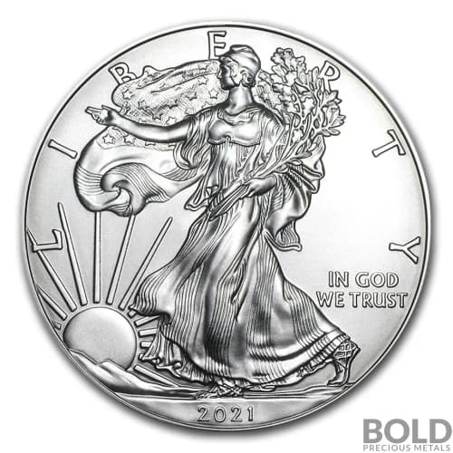 2021 American Silver Eagle 1 oz BU (Type 1)