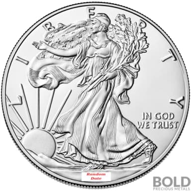 Silver American 1 oz Eagle BU *Random Date*
