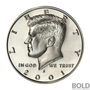 2001-S Kennedy Half Dollar : Silver Proof