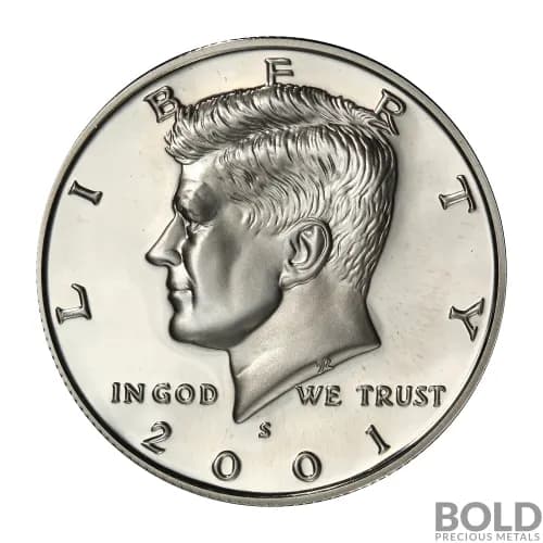 2001-S Kennedy Half Dollar : Silver Proof