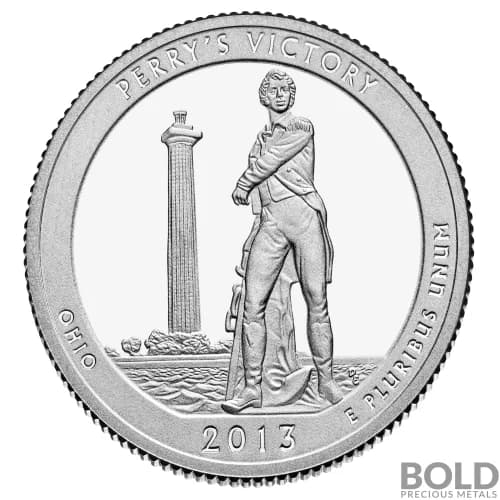 2013-S Silver Proof America the Beautiful Quarter - PERRY'S VICTORY