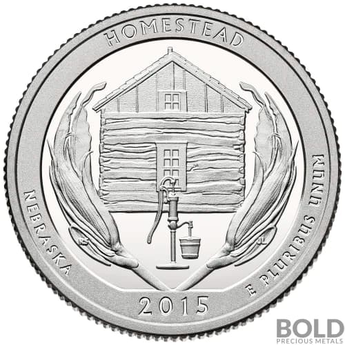 2015-S Homestead America the Beautiful Quarters : Silver Proof