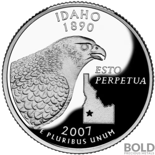 2007-S Silver Proof State Quarter - IDAHO
