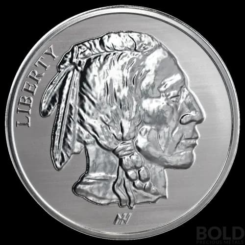 Silver - 1 oz Asahi Buffalo Round Reverse Proof