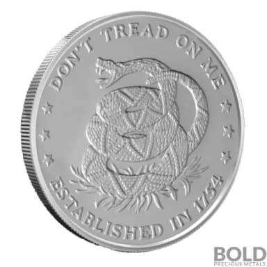 Silver - 2 oz Don't Tread On Me Round
