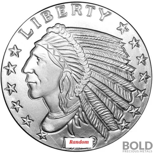 1 oz Indian Silver Round