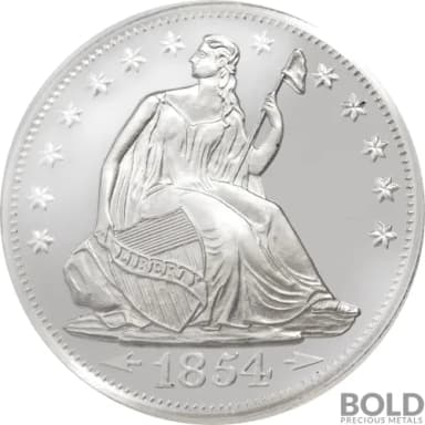Silver - 1 oz Seated Liberty Round