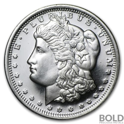 Silver - 1/2 oz Morgan Round
