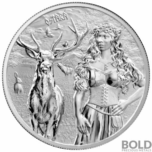 2023 Germania Valkyries: Ostara 1 oz Silver BU
