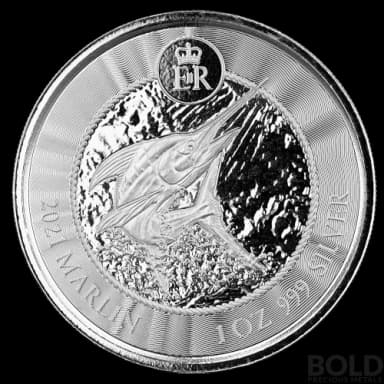 2021 Silver Cayman Islands Marlin - 1 oz